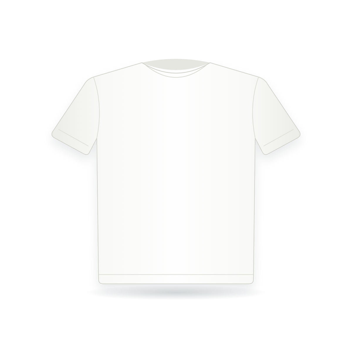 Blank white tee placeholder